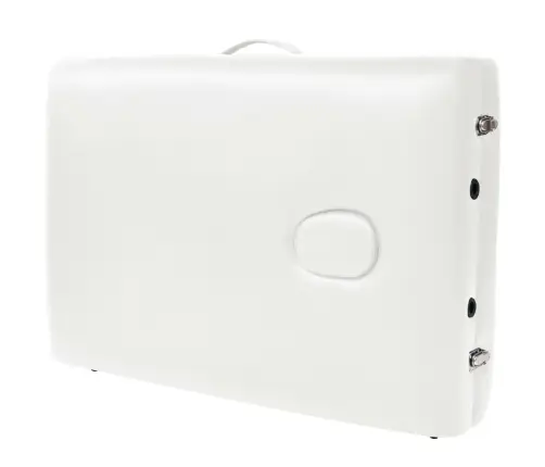 Sulankstomas Masažo Stalas, Baltas, 2 Zonų, 10Cm Storio