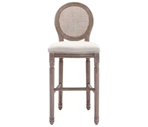 Baaritoolid 2 Tk, Valge, Linane