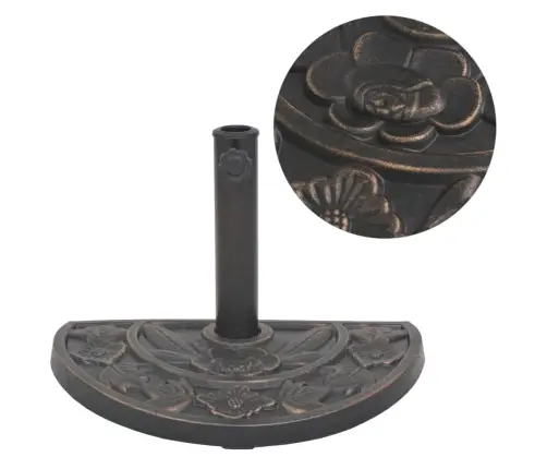 Saulessarga Pamatne, Sveķu Materiāls, Pusapaļa, Bronza, 9 Kg Vidaxl