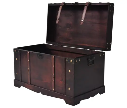 Glabāšanas Lāde, Antīka, 66X38X40 Cm, Koks Vidaxl