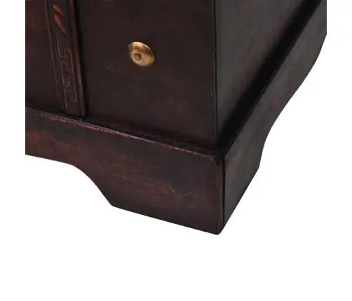 Glabāšanas Lāde, Antīka, 66X38X40 Cm, Koks Vidaxl
