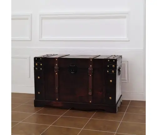 Glabāšanas Lāde, Antīka, 66X38X40 Cm, Koks Vidaxl