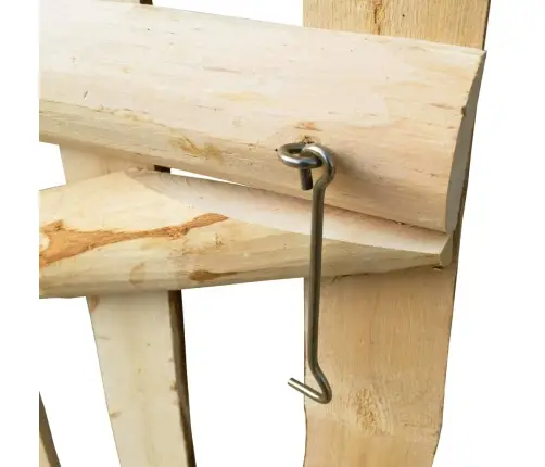 Žoga Vārti, Vienviru, 100X60 Cm, Lazdas Koks Vidaxl