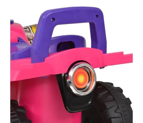 Bērnu Rotaļu Kvadracikls, Ar Skaņu Un Gaismām, Rozā Ar Violetu Vidaxl