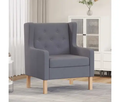 Atpūtas Krēsls, Pelēks Audums Vidaxl