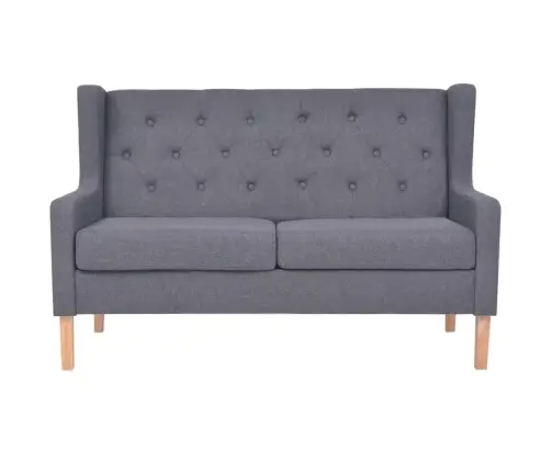 Dvivietė Sofa, Audinys, Pilka