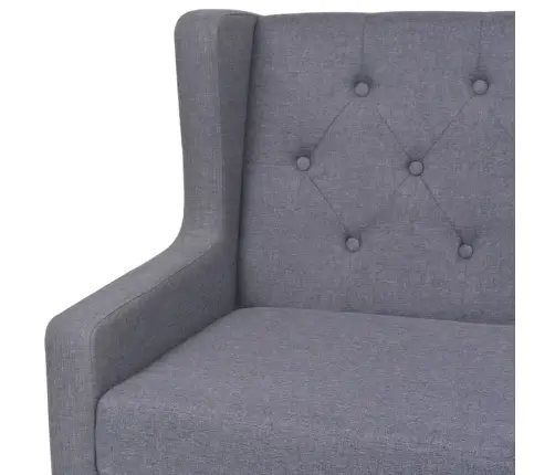 Dvivietė Sofa, Audinys, Pilka