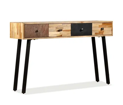 Konsolinis Staliukas, Kietas Perdirbtas Tikmedis, 120X30X76Cm
