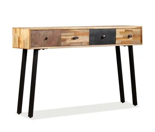 Konsoles Galds, 120X30X76 Cm, Pārstrādāts Tīkkoks Vidaxl
