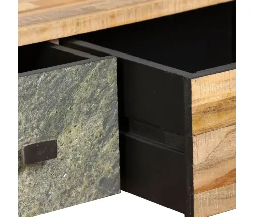 Kafijas Galdiņš, 90X65X40 Cm, Pārstrādāts Masīvs Tīkkoks  Vidaxl Kafijas Galdiņš, 90X65X40 Cm, Pārstrādāts Masīvs Tīkkoks  Vidaxl