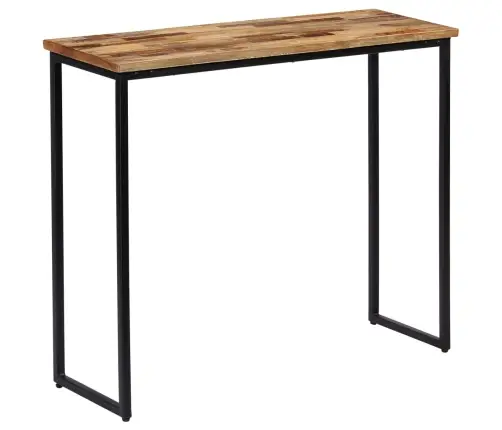 Konsoles Galds, 90X30X76 Cm, Pārstrādāts Masīvs Tīkkoks Vidaxl