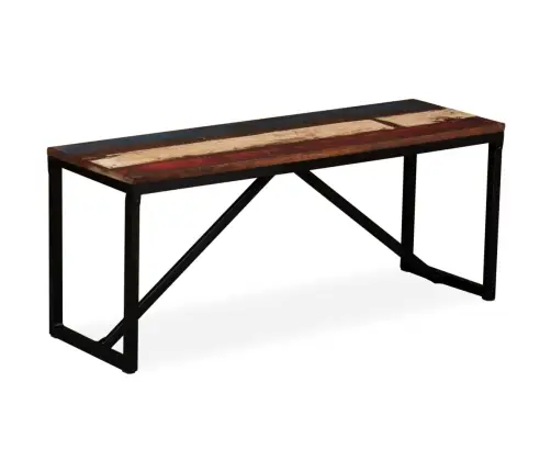 Taaskasutatud Puidust Pink 110 X 35 X 45 Cm