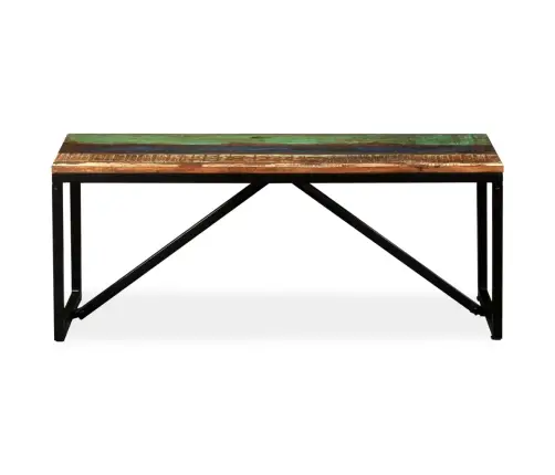 Taaskasutatud Puidust Pink 110 X 35 X 45 Cm