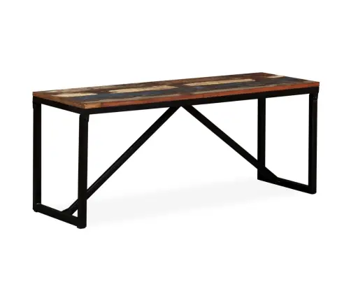 Taaskasutatud Puidust Pink 110 X 35 X 45 Cm