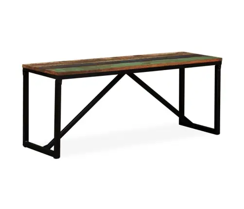 Taaskasutatud Puidust Pink 110 X 35 X 45 Cm