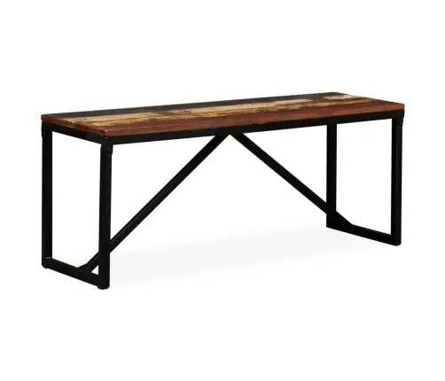 Taaskasutatud Puidust Pink 110 X 35 X 45 Cm