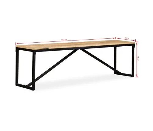 Mangopuidust Pink 160 X 35 X 45 Cm