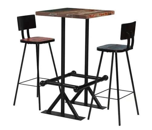 Baro Baldų Komplektas, 3D., Perdirbta Mediena, Įvairiaspalvis