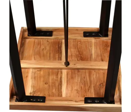 Baro Stalas, Akacijos Mediena, 60X60X107 Cm