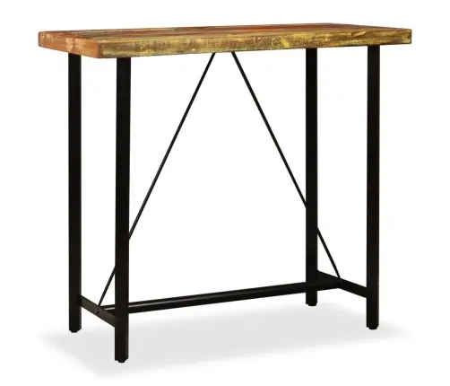 Bāra Galds, 120X60X107 Cm, Pārstrādāts Masīvkoks Vidaxl