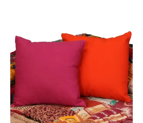 Divvietīgs Moduļu Pufs, Tekstilmozaīka, Audums Vidaxl