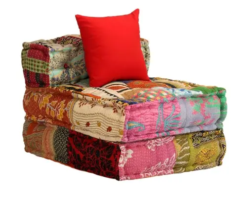 Modulinis Pufas, Trivietis, Skiautinis Audinys