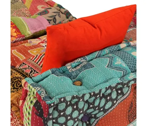 Modulinis Pufas, Trivietis, Skiautinis Audinys