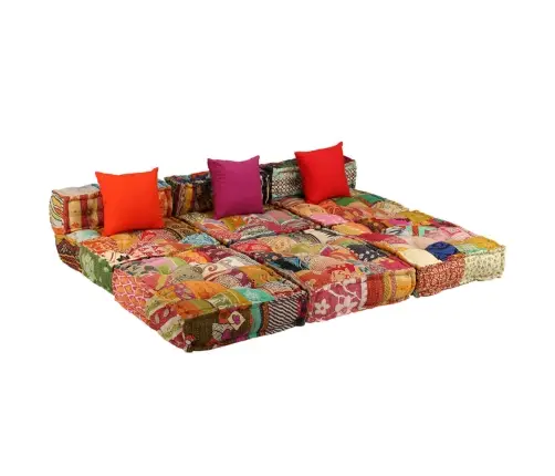 Modulinis Pufas, Trivietis, Skiautinis Audinys