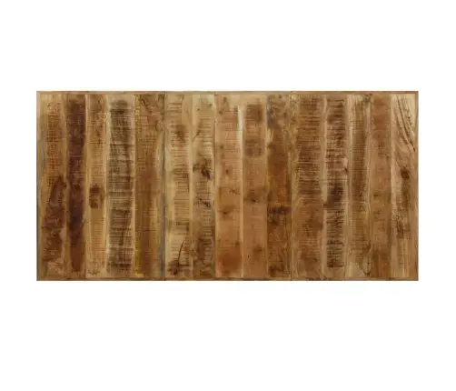 Virtuves Galds, 180 Cm, Mango Masīvkoks Un Tērauda Kājas Vidaxl