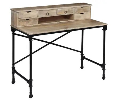 Rakstāmgalds, 110X50X96 Cm, Mango Masīvkoks Vidaxl