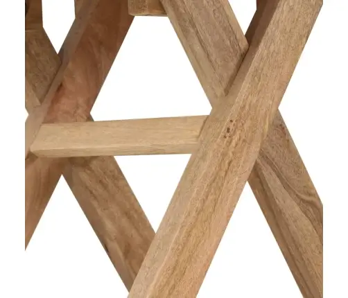 Šoninis Staliukas, Masyvi Mango Mediena, 65X40X76Cm