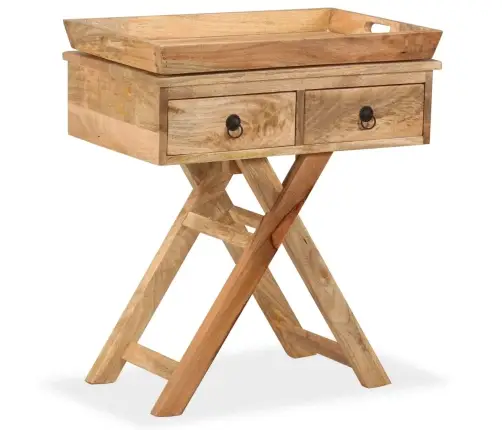 Šoninis Staliukas, Masyvi Mango Mediena, 65X40X76Cm