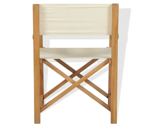 Saliekams Režisora Krēsls, Masīvs Tīkkoks   Vidaxl