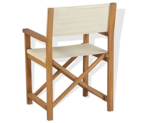 Saliekams Režisora Krēsls, Masīvs Tīkkoks   Vidaxl