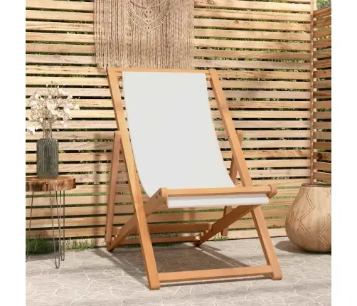 Gultas Iš Tikmedžio, 56X105X96cm Kreminės Spalvos Gultas Iš Tikmedžio, 56X105X96cm Kreminės Spalvos