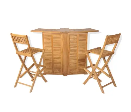 Bistro Baldų Kompl. Su Sulank. Kėd., 3D., Tikm. Med. Mas.