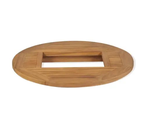 Galda Virsma Ar Vietu Alus Kastei, 70 Cm, Tīkkoks Vidaxl