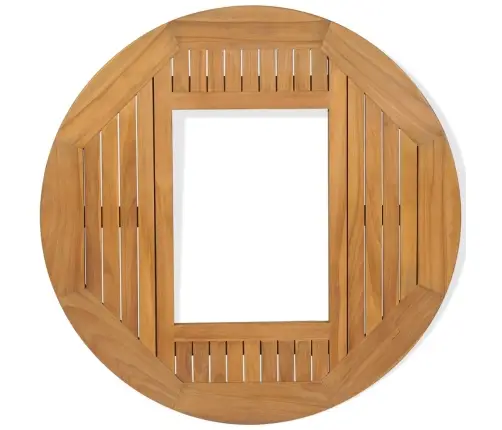 Galda Virsma Ar Vietu Alus Kastei, 70 Cm, Tīkkoks Vidaxl