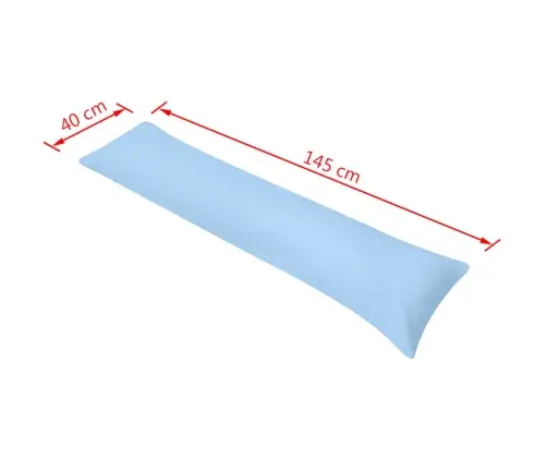 Spilvens Gulēšanai Uz Sāniem, 40X145 Cm, Zils Vidaxl