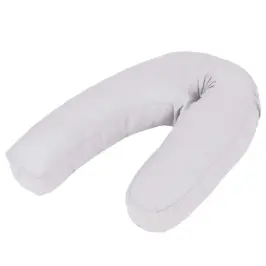 Grūtnieču Spilvens, Pakava Forma, 54X(36-43) Cm, Pelēks Vidaxl