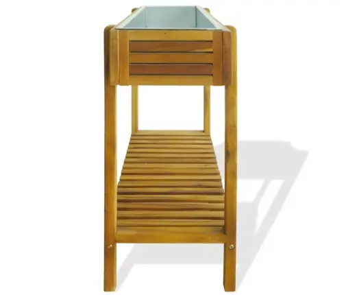 Augstā Puķu Kaste, Akācijas Masīvkoks Un Cinks Vidaxl