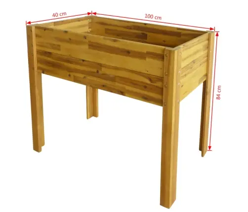 Tõstetud Taimelava, Toekast Akaatsiapuidust