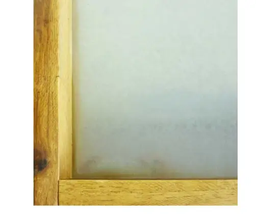 Persodinimo Stalas Su 2 Lentynomis, Akacijos Mediena Su Cinku