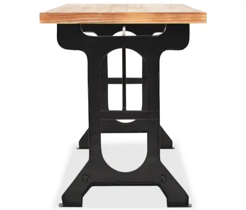 Virtuves Galds, 122X65X82 Cm, Egles Masīvkoks Vidaxl