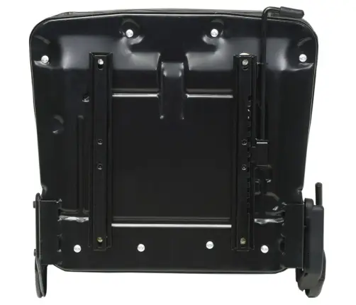 Krautuvo Ir Traktoriaus Sėdynė Su Reguliuojamu Atlošu, Juoda