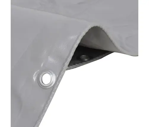 Brezenta Pārklājs, Tents, 650 G/M², 2X3 M, Pelēks Vidaxl