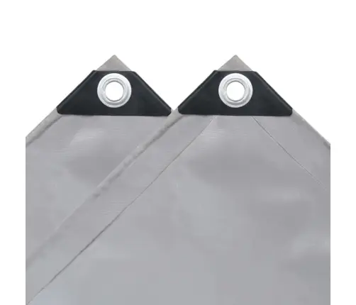 Brezenta Pārklājs, Tents, 650 G/M², 2X3 M, Pelēks Vidaxl