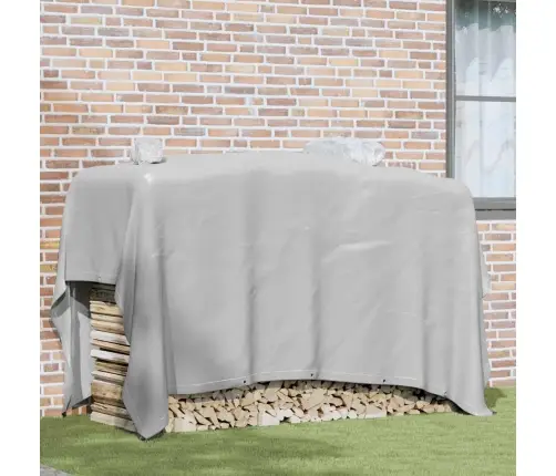 Brezenta Pārklājs, Tents, 650 G/M², 3X3 M, Pelēks Vidaxl