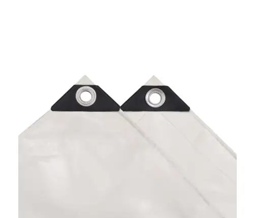 Brezenta Pārklājs, Tents, 650 G/M², 4X8 M, Balts Vidaxl