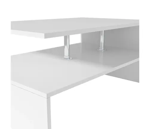 Kafijas Galdiņš, 90X59X42 Cm, Inženierijas Koks, Balts Vidaxl Kafijas Galdiņš, 90X59X42 Cm, Inženierijas Koks, Balts Vidaxl